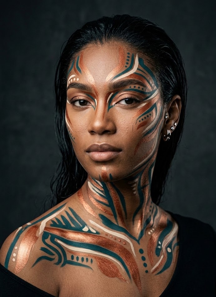 Ritratto artistico body art